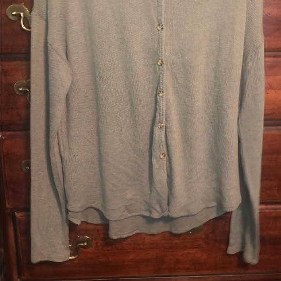 Mudd size L button down v neck long sleeve shirt - Picture 6 of 10